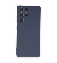 Samsung Galaxy S21 Ultra Kılıf Nano İçi Kadife Silikon - Gri