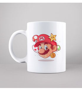 Süper Mario Tasarımlı Kupa