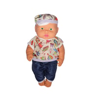 Gamze Türkçe Konuşan Bebek 40Cm Sesli Pilli (Yeşil)