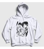 Presmono Unisex Beyaz All Anime Hyouka Kapüşonlu Sweatshirt 306453tt