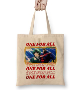 One For All My Hero Academia Bez Çanta Uzun Saplı