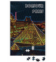 Louvre Cinza Puzzle 240 Parça Yapboz