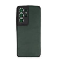 Samsung Galaxy S21 Ultra Kılıf Loop Deri Silikon - Yeşil