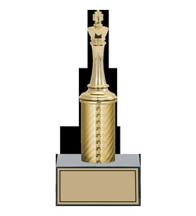 ODAK KUPA - Figürlü Kupalar - Satranç Figürlü Kupalar FG-007 C - 22 cm