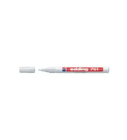 Edding Markör Boya 1-2 MM Beyaz Yuvarlak Uçlu Boya Dekor Markörü (10 Lu Paket)