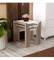 MODİLAYN Hülya Zigon Sehpa Takımı High Gloss -CORDOBA