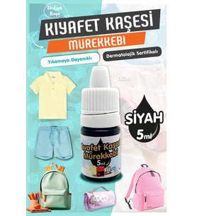 Kıyafet Kaşesi  Mürekkebi - Okul Kaşesi  Mürekkebi  Yedek Mürekkep 1 adet -T582