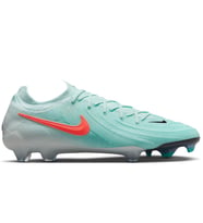 Nike Phantom GX II Elite FG-Pro Mens Football Shoes Profesyonel Erkek Krampon Yeşil-Turuncu