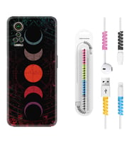 General Mobile GM 21 Pro GM 22 Pro Plus Kılıf Kablo Koruma Spiral Silikon Epiclys 1645