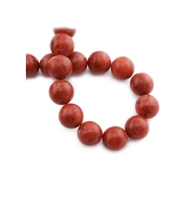 Bambu Çim Mercan Ağacı Bordo Küre Kesim 12mm Dizi