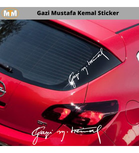Gazi Mustafa Kemal Sticker 15 CM