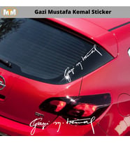Gazi Mustafa Kemal Sticker 15 CM