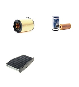 Bosch Filtre Bakım Seti Seat Altea 2.0 Benzinli 2003-2007 Hava + Yağ F. + Polen Filtre Bosch