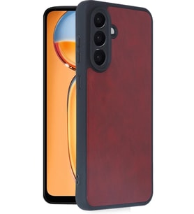 Galaxy A36 Kılıf Aras Deri Kapak - Bordo