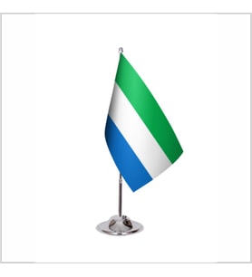 Sierra Leone Tekli Masa Bayrağı