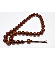 Sıkma Kehribar Tesbih Basık Küre Kesim 12*13 mm (khr-13033)