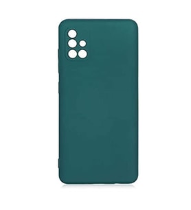 Coverzone Samsung Galaxy A51 ?le Uyumlu K?l?f Z-Mara Lansman Vieri Tam Koruma Arka Kapak Kamera Koruma �?k?nt?l? P�r�zs�z Y�zey Koyu Ye?il