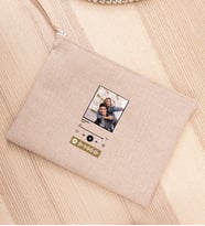Kişiye Özel Spotify Tasarım Fotoğraflı Keten Bez El Çantası
