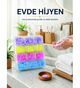 24 Adet Tek Kullanımlık Yaprak Sabun