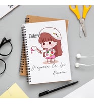 Ressam Tasarımlı Defter Kişiye Özel