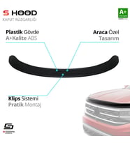 S-Dizayn Kia Uyumlu Sorento ABS Plastik Kaput Rüzgarlığı 2010-2014 A+Kalite Parça