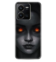Vivo Y35 Kılıf Resimli Desenli Silikon Platinium Series Dark Woman 1887