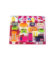 Furniture Set Oyuncak Eşya Mobilya Seti 13 Parça Oyuncak Evcilik Mutfak Seti