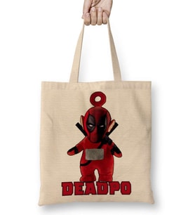 Deadpool Bez Çanta Uzun Saplı