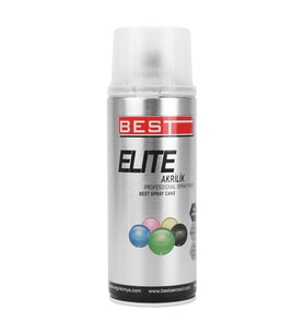 Best Elite Sprey Boya Metal Ahşap Akrilik Ral 3000 Parlak Kırmızı Sprey Boya