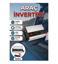 1000W Araç İnverteri – Aküden Ev Tipi Elektrik Güç Dönüştürücü