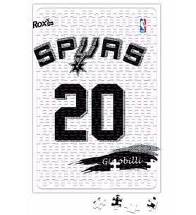 Spurs 20 Ginobilli Branca Rox Ink Puzzle 240 Parça Yapboz