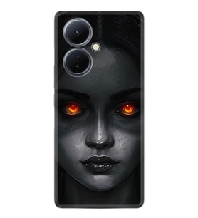 Vivo V29 Lite Kılıf Desenli Silikon Platinium Series Dark Woman 1887