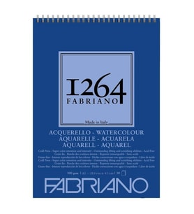 Fabriano 1264 Watercolour Suluboya Defteri 300 gr A3 30 yp Üstten Spiralli 