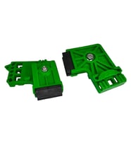Vw Polo Classic için Cam Kriko Plastiği Bütün - Ön Sol Lab Set (Beyaz)