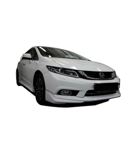 Ps Dizayn Honda Civic FB7 (2012-2016) Modulo Black Edition Uyumlu Ön Tampon Ek (Plastik)