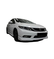 Ps Dizayn Honda Civic FB7 (2012-2016) Modulo Black Edition Uyumlu Ön Tampon Ek (Plastik)