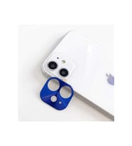 Apple iPhone 11 Uyumlu Zore Metal Kamera Koruyucu (Mavi)