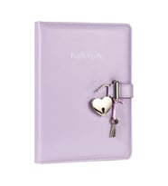 VICTORIA'S JOURNALS 124-1110 HUSH HUSH HEART PASTEL KUTULU KİLİTLİ 13x18cm 80gr.160YP.ÇİZGİLİ DEFTER