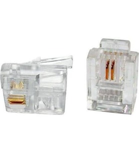 1000 Adet 6p2c Plug/modüler Fiş Fiş/konnektör Rj11