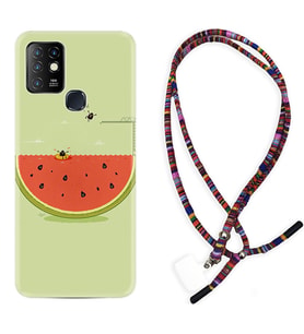 INFINIX Hot 8 9 10 11S Hot 10 Play 10T Kılıf Boyun Asklı Rasta Silikon Woohoo 1373