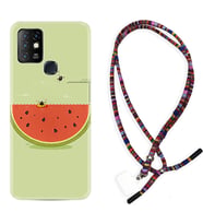 INFINIX Hot 8 9 10 11S Hot 10 Play 10T Kılıf Boyun Asklı Rasta Silikon Woohoo 1373