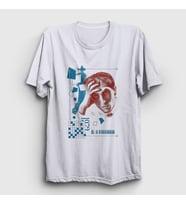 Presmono Unisex Beyaz Bobby Robert James Fischer Satranç T-Shirt 420171tt