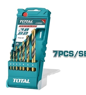 TOTAL 7 li HSS Twist Matkap Uç Seti TOTAL TACSD0075