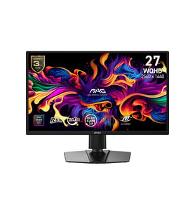 MSI 26.5" MAG 272QP QD-OLED X24 0.03MS 240HZ HDMI-DP-TYPEC Gaming Monitör 2560x1440