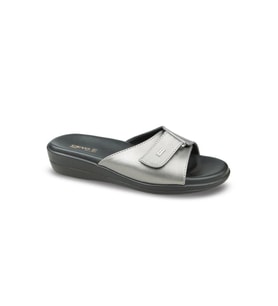 Ceyo 9863-2 Anatomik Comfort Taban Kadın Terlik Platin 36-40