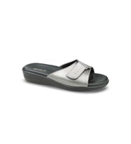 Ceyo 9863-2 Anatomik Comfort Taban Kadın Terlik Platin 36-40