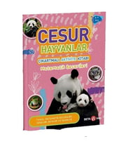 Cesur Hayvanlar Çıkartmalı Aktivite Kitabı Beta Kids