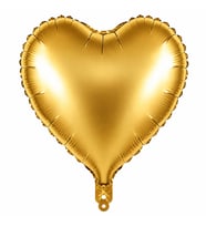 Kalp Folyo Balon Gold (18 inc)