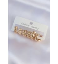 Pirinç Gold Renk Minimal Tırtıklı Küpe Seti 5886 - HEP-8923-8276