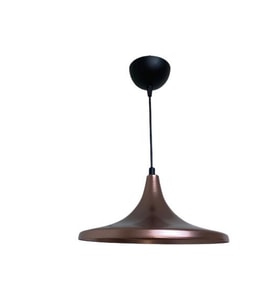 Rsylight Retro Metal Dekoratif Rustik Bakır Tekli Sarkıt Avize Çap 27 CM